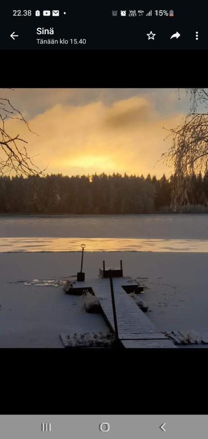 Viihtyisae Kolmio Jaerven Rannalla Haapavesi Exteriér fotografie
